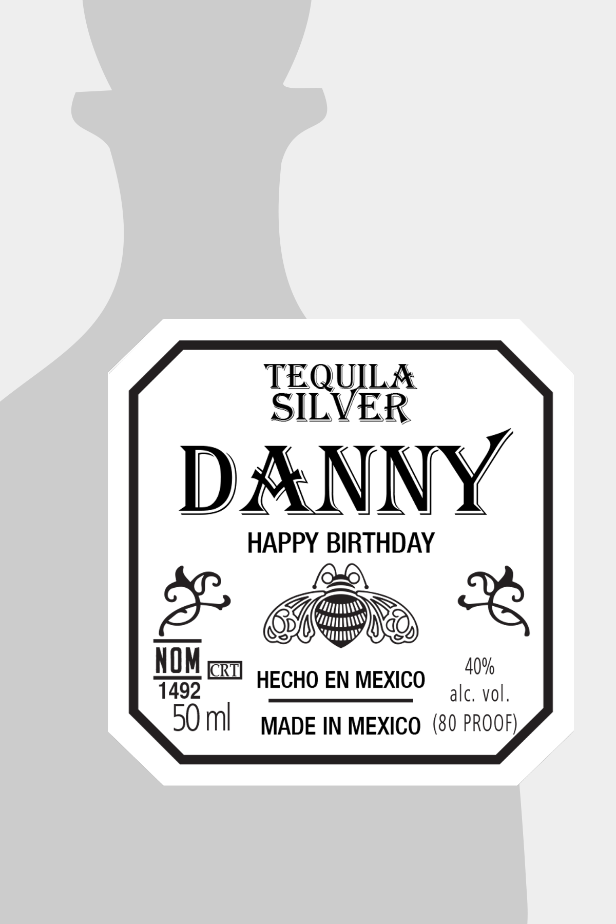 Personalized Patron Tequila Labels