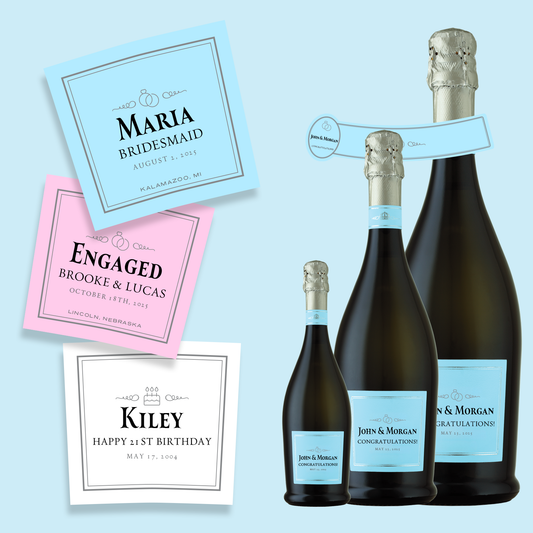 Personalized Prosecco Label