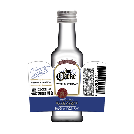 Custom Mini Jose Cuervo Especial Silver Label - 50ml