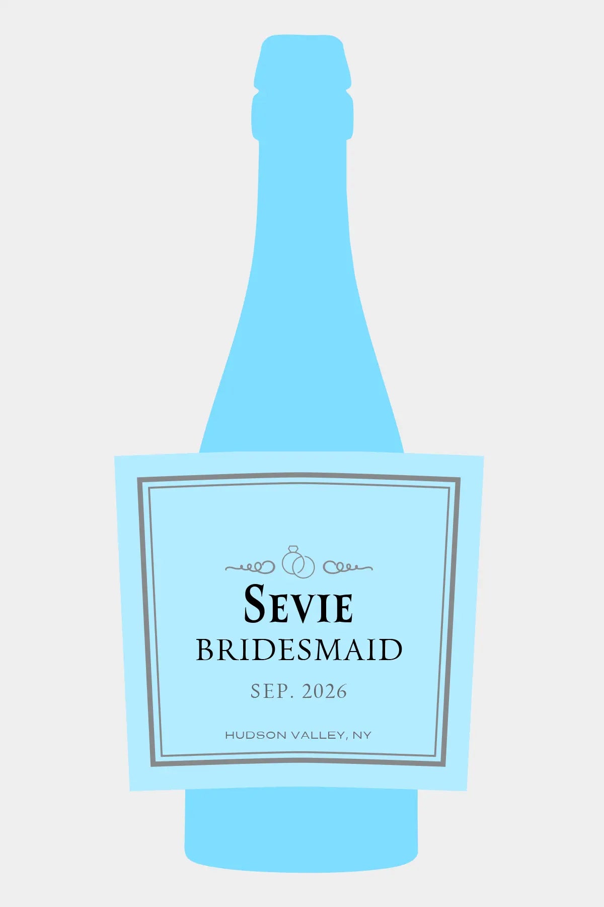 Personalized Prosecco Label