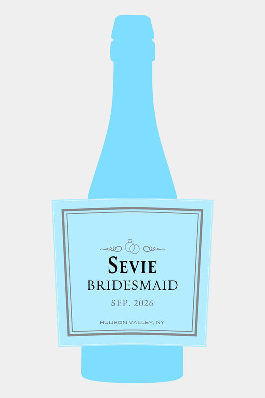 Personalized Prosecco Label